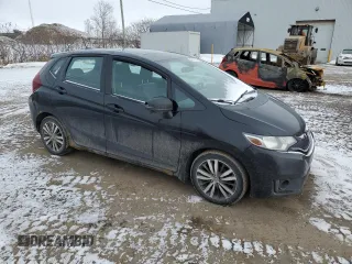2015 Honda Fit EX-L with VIN 3HGGK5H81FM108568, listed as a Copart auction lot 46256745 with 185,652 mi miles and Salvage Title. Bid and sale history available at carsss.com. Image 4.