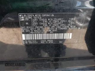 2011 Toyota RAV4 with VIN JTMEK4DV0B5106239, listed as a IAAI auction lot 41424253 with 125,747 mi miles and . Bid and sale history available at DreamBid. Image 9.