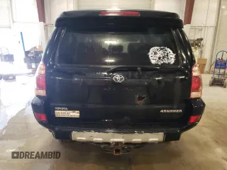 2005 Toyota 4Runner SR5 with VIN JTEBT14R750046832, listed as a Copart auction lot 54972485 with 400,650 mi miles and Clean Title. Bid and sale history available at DreamBid. Image 6.