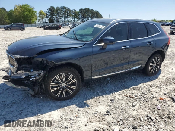 2022 Volvo XC60 Inscription with VIN YV4L12DL4N1025234, listed as a Copart auction lot 52458515 with Not provided miles and Salvage title. Bid and sale history available at DreamBid. Image 1.
