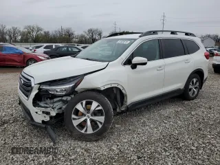 2021 Subaru Ascent Premium with VIN 4S4WMACD7M3451526, listed as a Copart auction lot 51653675 with 65,065 mi miles and Salvage title. Bid and sale history available at DreamBid. Image 1.