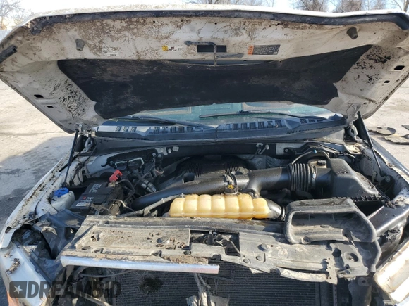 2019 Ford F-150 XL with VIN 1FTEW1E46KFD25631, listed as a Copart auction lot 43272255 with 146,160 mi miles and Salvage Title. Bid and sale history available at DreamBid. Image 12.