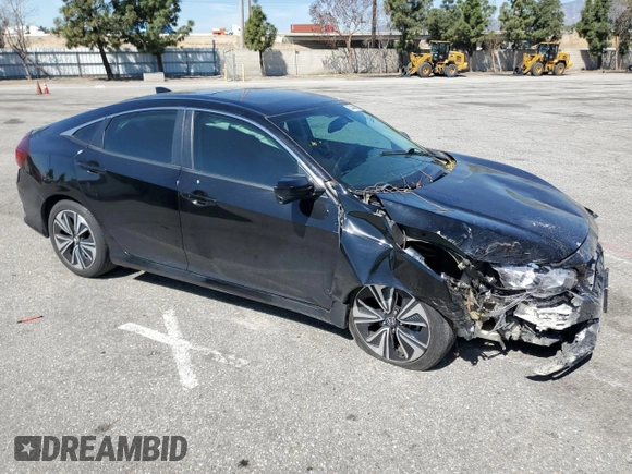 2016 Honda Civic Sedan EX-L with VIN 2HGFC1F74GH649190, listed as a Copart auction lot 50448425 with 73,667 mi miles and Salvage Title. Bid and sale history available at carsss.com. Image 4.