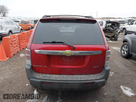 2005 Chevrolet Equinox LS with VIN 2CNDL23F656022549, listed as a IAAI auction lot 41744319 with 151,935 mi miles. Bid and sale history available at carsss.com. Image 16.