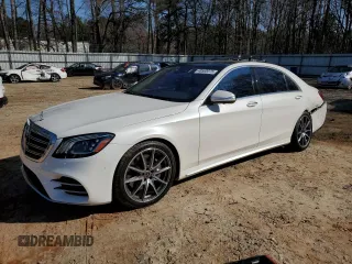 2018 Mercedes-Benz S S 450 with VIN WDDUG6GB7JA396548, listed as a Copart auction lot 48565075 with 43,954 mi miles and Salvage Title. Bid and sale history available at carsss.com. Image 1.