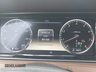 2014 Mercedes-Benz S-Class S 550 with VIN WDDUG8CB1EA049191, listed as a IAAI auction lot 41931276 with 84,164 mi miles. Bid and sale history available at carsss.com. Image 15.