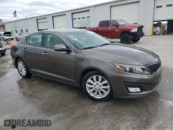 2015 Kia Optima LX with VIN 5XXGM4A71FG399613, listed as a Copart auction lot 49893665 with 201,876 mi miles and Salvage Title. Bid and sale history available at carsss.com. Image 4.