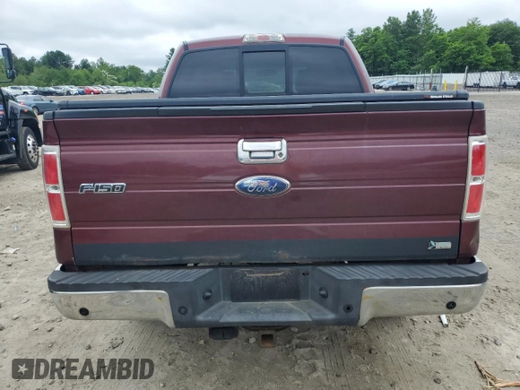 2010 Ford F-150 XL with VIN 1FTFW1EV3AFC86735, listed as a Copart auction lot 61460825 with 190,144 mi miles and Clean title. Bid and sale history available at DreamBid. Image 6.