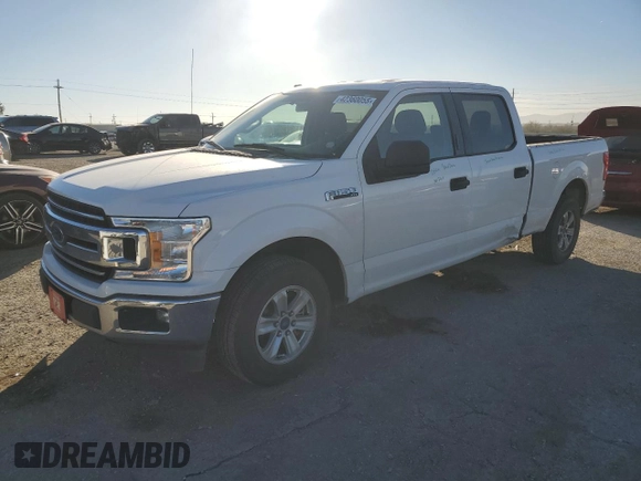 2018 Ford F-150 XL with VIN 1FTEW1CG0JFD55235, listed as a Copart auction lot 42360055 with 101,231 mi miles and Salvage Title. Bid and sale history available at carsss.com. Image 1.