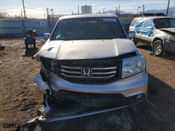 2014 Honda Pilot EX-L with VIN 5FNYF4H50EB031914, listed as a Copart auction lot 85314374 with 0 mi miles and Salvage Title. Bid and sale history available at carsss.com. Image 5.