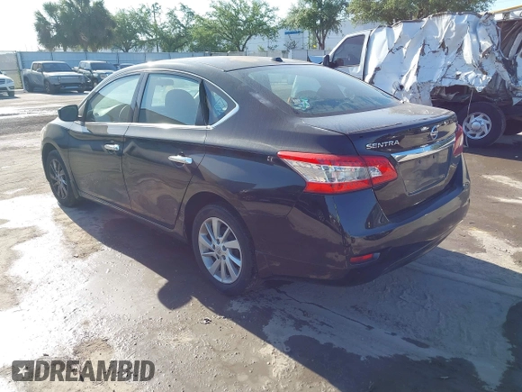 2015 Nissan Sentra SV with VIN 3N1AB7AP2FY290827, listed as a IAAI auction lot 41950334 with 162,224 mi miles. Bid and sale history available at carsss.com. Image 3.