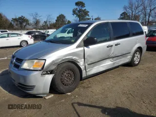 2008 Dodge Grand Caravan SE with VIN 2D8HN44H08R124476, listed as a Copart auction lot 42181255 with 191,455 mi miles and Salvage Title. Bid and sale history available at DreamBid. Image 1.