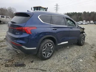 2021 Hyundai Santa Fe Limited with VIN 5NMS4DAL7MH356142, listed as a Copart auction lot 88203055 with 48,809 mi miles and Salvage Title. Bid and sale history available at carsss.com. Image 3.