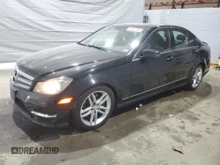 2013 Mercedes-Benz C 300 Sport with VIN WDDGF8AB3DR282363, listed as a Copart auction lot 58652485 with 126,555 mi miles and Salvage title. Bid and sale history available at DreamBid. Image 1.