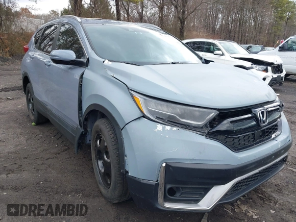 2021 Honda CR-V Touring with VIN 2HKRW2H90MH680172, listed as a IAAI auction lot 41708749 with 26,619 mi miles. Bid and sale history available at carsss.com. Image 1.
