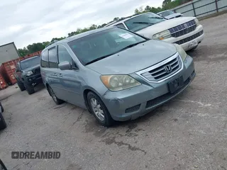 2008 Honda Odyssey EX-L with VIN 5FNRL386X8B057408, listed as a IAAI auction lot 41906010 with 279,416 mi miles. Bid and sale history available at carsss.com. Image 1.