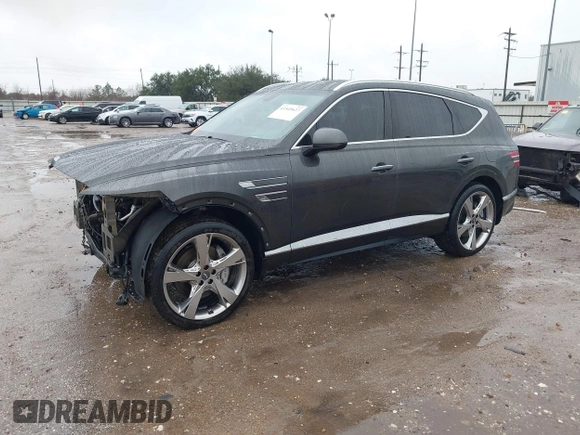 2024 Genesis GV80 with VIN KMUHCESC9RU161139, listed as a IAAI auction lot 41549627 with 31,025 mi miles and . Bid and sale history available at DreamBid. Image 22.