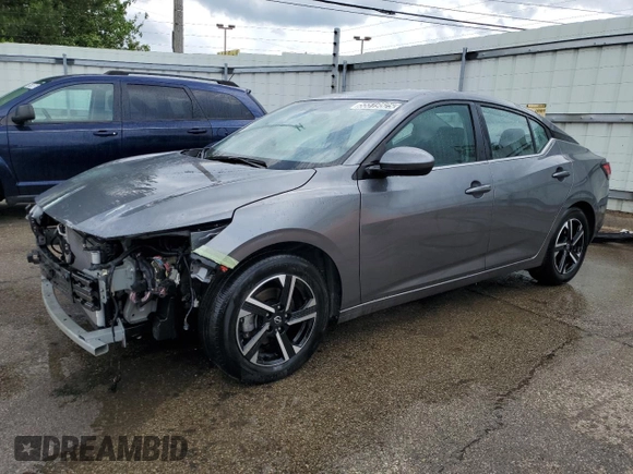 2024 Nissan Sentra SV with VIN 3N1AB8CV7RY354799, listed as a Copart auction lot 55519525 with 21,175 mi miles and Clean Title. Bid and sale history available at DreamBid. Image 1.