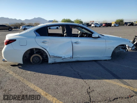 2020 Infiniti Q50 3.0t SPORT with VIN JN1EV7AP0LM203241, listed as a Copart auction lot 77873174 with 40,437 mi miles and Salvage Title. Bid and sale history available at carsss.com. Image 3.