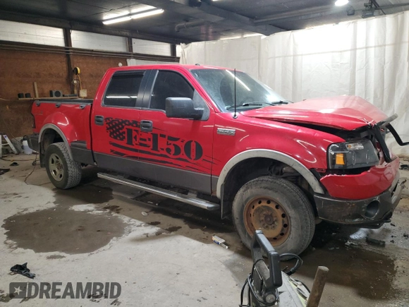 2006 Ford F-150 XLT with VIN 1FTPW04576KD15913, listed as a Copart auction lot 77202854 with 238,456 mi miles and Salvage Title. Bid and sale history available at carsss.com. Image 4.