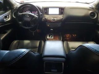 2013 Infiniti JX35 with VIN 5N1AL0MM7DC336687, listed as a Copart auction lot 75029794 with 128,519 mi miles and Salvage Title. Bid and sale history available at carsss.com. Image 8.