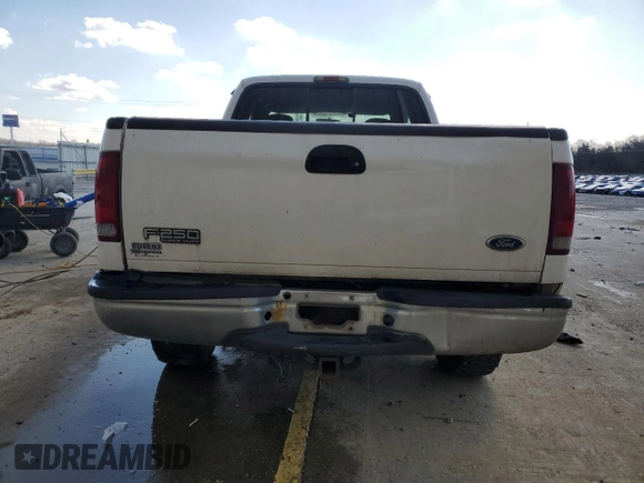 2003 Ford F-250 XL with VIN 1FTNX21L33EB98022, listed as a Copart auction lot 87487844 with 205,917 mi miles and Non repairable. Bid and sale history available at DreamBid. Image 6.