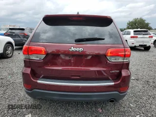 2017 Jeep Grand Cherokee Limited with VIN 1C4RJEBG8HC956073, listed as a Copart auction lot 64629955 with 115,288 mi miles and Non repairable. Bid and sale history available at DreamBid. Image 6.