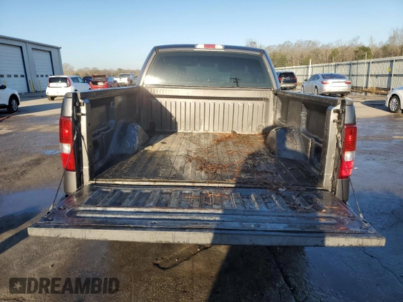 2005 Ford F-150 STX with VIN 1FTRX12W55NA74096, listed as a Copart auction lot 48058755 with 354,826 mi miles and Salvage Title. Bid and sale history available at carsss.com. Image 6.