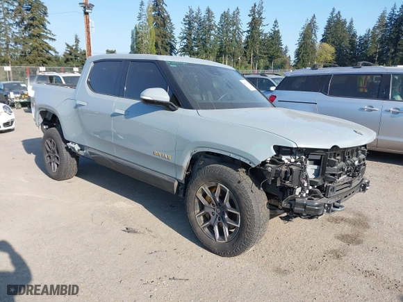 2022 Rivian R1T Adventure Package with VIN 7FCTGAAA5NN007018, listed as a IAAI auction lot 42018939 with 41,991 mi miles. Bid and sale history available at carsss.com. Image 1.
