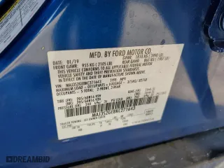 2019 Ford EcoSport SE with VIN MAJ3S2GE8KC271643, listed as a Copart auction lot 50778575 with 91,203 mi miles and Salvage Title. Bid and sale history available at carsss.com. Image 14.