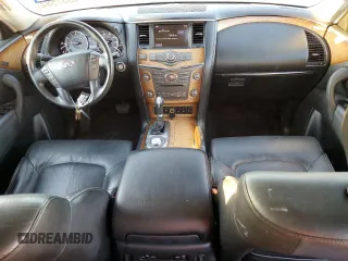 2012 Infiniti QX56 7-passenger with VIN JN8AZ2NF7C9517531, listed as a Copart auction lot 73557584 with 173,997 mi miles and Salvage Title. Bid and sale history available at carsss.com. Image 8.