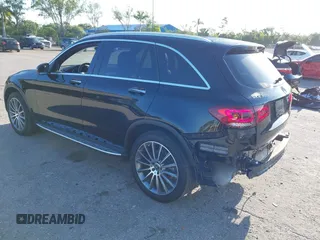 2022 Mercedes-Benz GLC with VIN W1N0G8DB4NV325114, listed as a IAAI auction lot 42054713 with 16,779 mi miles. Bid and sale history available at carsss.com. Image 3.