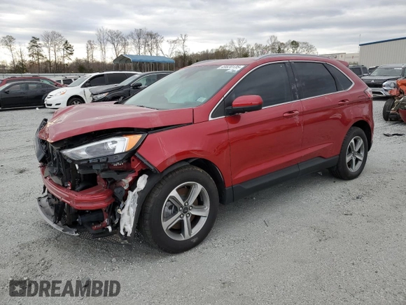 2024 Ford Edge SEL with VIN 2FMPK4J94RBA13676, listed as a Copart auction lot 49820135 with 12,736 mi miles and Salvage Title. Bid and sale history available at carsss.com. Image 1.