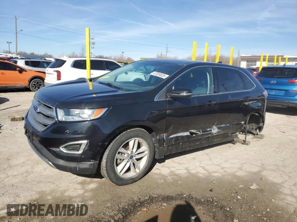 2015 Ford Edge SEL with VIN 2FMTK3J87FBC25922, listed as a Copart auction lot 47320525 with 55,323 mi miles and Salvage Title. Bid and sale history available at carsss.com. Image 1.