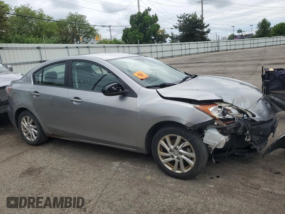 2012 Mazda 3 i Touring z VIN JM1BL1V77C1671336, wystawiony jako Copart lot #56644105 z przebiegiem 166 382 mil mil oraz Szkoda całkowita • Salvage title. Historia ofert i sprzedaży dostępna na DreamBid. Obrazek 4.