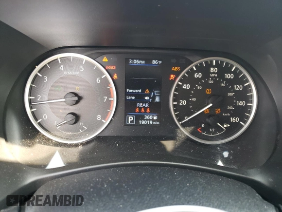 2024 Nissan Sentra S with VIN 3N1AB8BV6RY270880, listed as a Copart auction lot 65655724 with 19,019 mi miles and Salvage title. Bid and sale history available at DreamBid. Image 9.