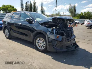 2019 Kia Sorento LX z VIN 5XYPG4A32KG553028, wystawiony jako Copart lot #56932535 z przebiegiem 89 063 mil mil oraz Nie do naprawy • Non repairable. Historia ofert i sprzedaży dostępna na DreamBid. Obrazek 4.