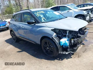 2021 Nissan Kicks SR with VIN 3N1CP5DV2ML515007, listed as a IAAI auction lot 41910801 with 53,649 mi miles and . Bid and sale history available at DreamBid. Image 1.