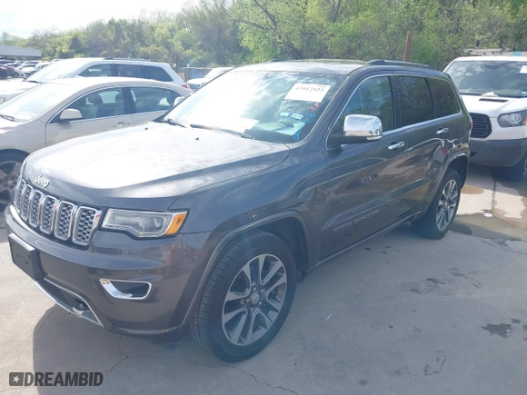 2017 Jeep Grand Cherokee Overland with VIN 1C4RJECG1HC614740, listed as a IAAI auction lot 41912523 with 177,353 mi miles. Bid and sale history available at carsss.com. Image 2.