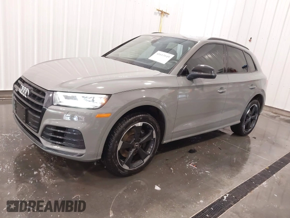 2020 Audi SQ5 Premium Plus with VIN WA1B4AFY2L2122894, listed as a IAAI auction lot 41613149 with 53,306 mi miles and . Bid and sale history available at DreamBid. Image 17.