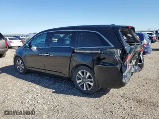 2015 Honda Odyssey Touring Elite with VIN 5FNRL5H91FB009170, listed as a Copart auction lot 43314175 with 102,597 mi miles and Salvage Title. Bid and sale history available at carsss.com. Image 2.