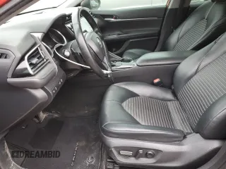 2020 Toyota Camry SE with VIN 4T1J11AK9LU350839, listed as a Copart auction lot 48998125 with 216,530 mi miles and Salvage Title. Bid and sale history available at carsss.com. Image 7.