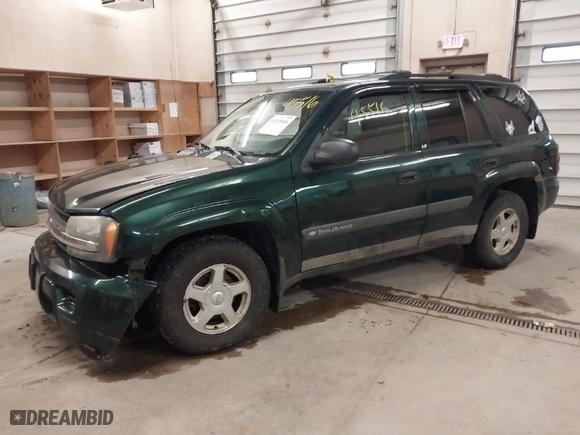 2003 Chevrolet TrailBlazer LS with VIN 1GNDT13S532282163, listed as a IAAI auction lot 41245516 with 262,783 mi miles. Bid and sale history available at carsss.com. Image 2.