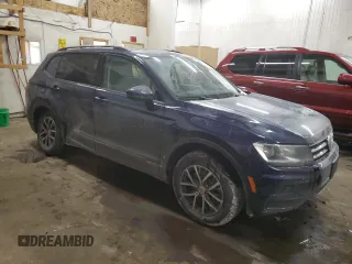 2021 Volkswagen Tiguan S with VIN 3VV0B7AX3MM142099, listed as a Copart auction lot 46419605 with 36,386 mi miles and Salvage Title. Bid and sale history available at DreamBid. Image 4.