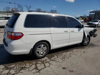 2007 Honda Odyssey EX-L with VIN 5FNRL38677B420231, listed as a Copart auction lot 50798615 with 0 mi miles and Salvage Title. Bid and sale history available at carsss.com. Image 3.