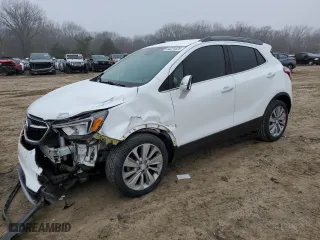 2018 Buick Encore Preferred with VIN KL4CJASB3JB578317, listed as a Copart auction lot 44221525 with 61,592 mi miles and Salvage Title. Bid and sale history available at carsss.com. Image 1.