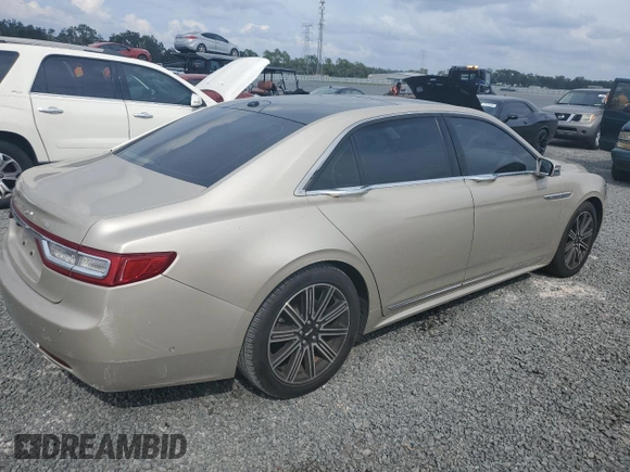 2017 Lincoln Continental Reserve with VIN 1LN6L9RP4H5608197, listed as a Copart auction lot 78351454 with 45,765 mi miles and Non Repairable. Bid and sale history available at carsss.com. Image 3.