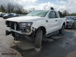 2023 Ford Ranger XL with VIN 1FTER1FH3PLE27485, listed as a Copart auction lot 49235235 with 4,501 mi miles and Salvage Title. Bid and sale history available at carsss.com. Image 1.