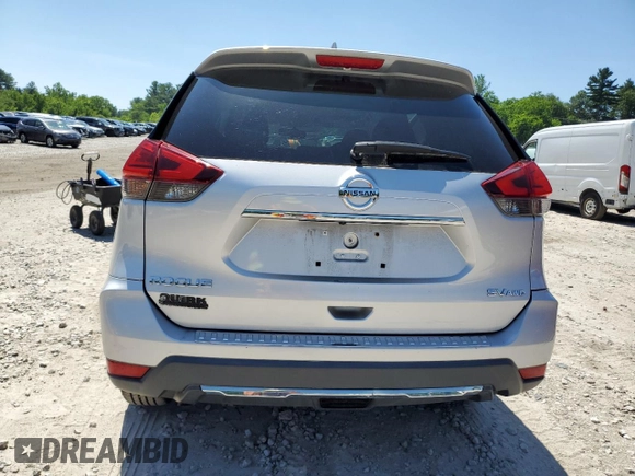 2017 Nissan Rogue SL with VIN 5N1AT2MV7HC887535, listed as a Copart auction lot 59861785 with 70,063 mi miles and Salvage title. Bid and sale history available at DreamBid. Image 6.