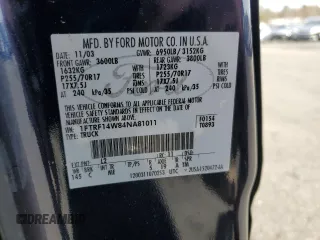 2004 Ford F-150 XL with VIN 1FTRF14W84NA81011, listed as a Copart auction lot 46833595 with 93,782 mi miles and Clean Title. Bid and sale history available at DreamBid. Image 12.